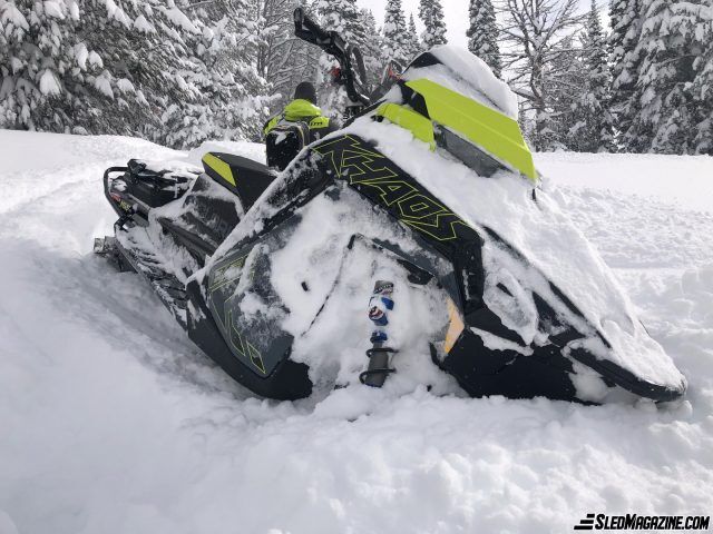 Polaris Matryx 850 Khaos Slash 155 2022 SledMagazine.com